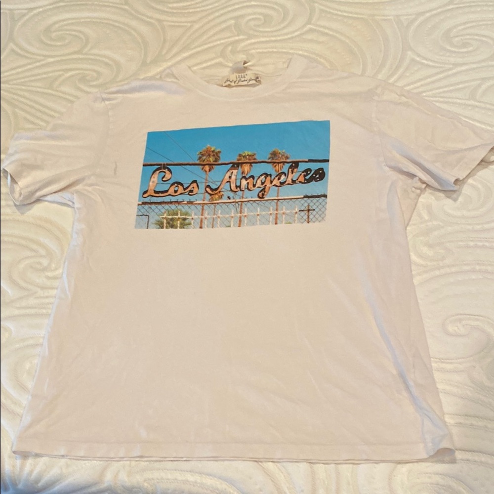 White Los Angeles Graphic Tee